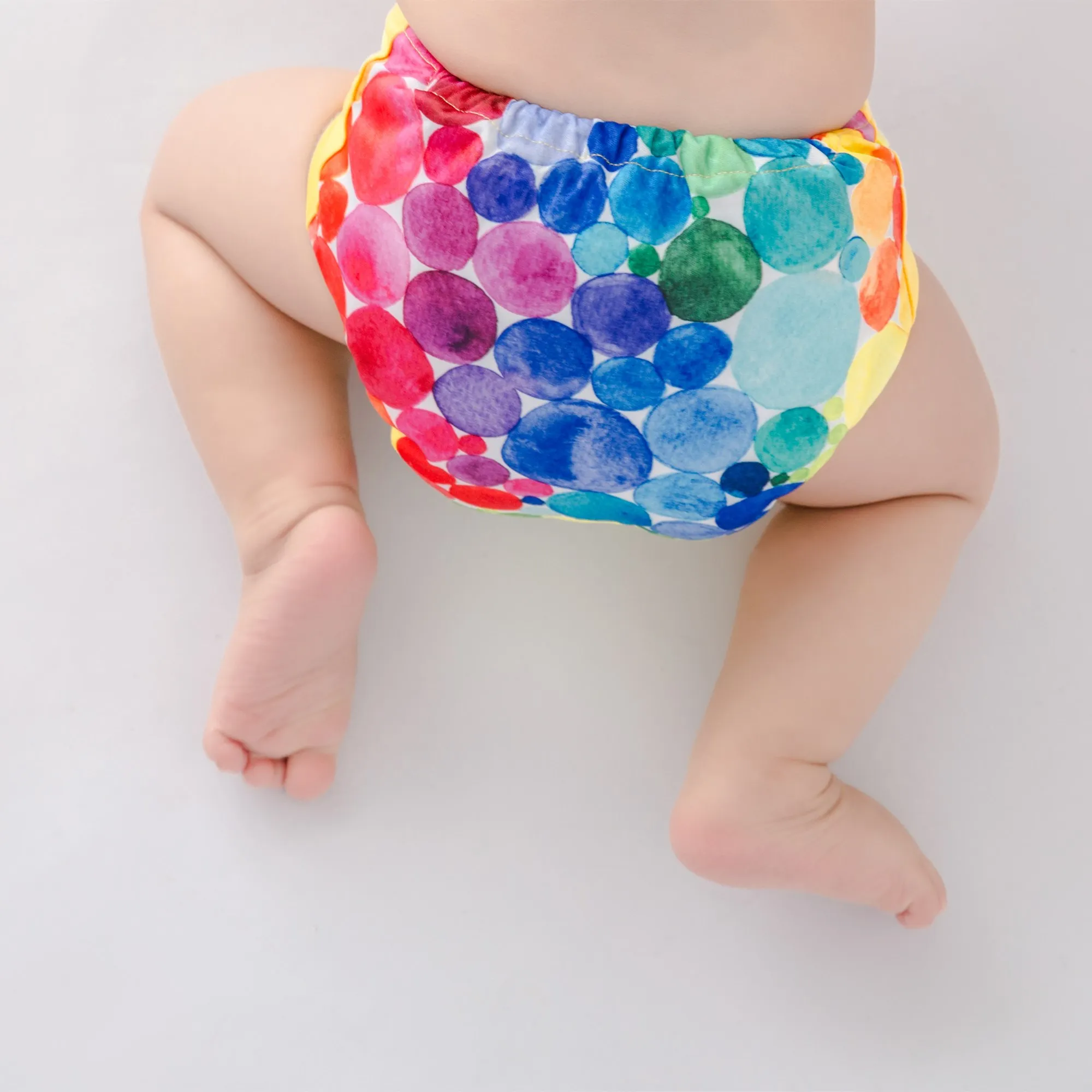 
Asenappy High Quality Reusable Nappy Quick drying Suede Cloth Diaper with Microfiber insert 