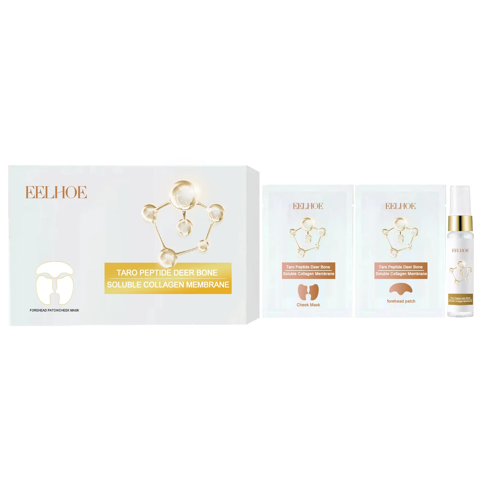 New Arrival EELHOE Collagen Membrane Reduce Wrinkles Smooth Fine Lines Moisturizing Tightening Skin Facial Mask