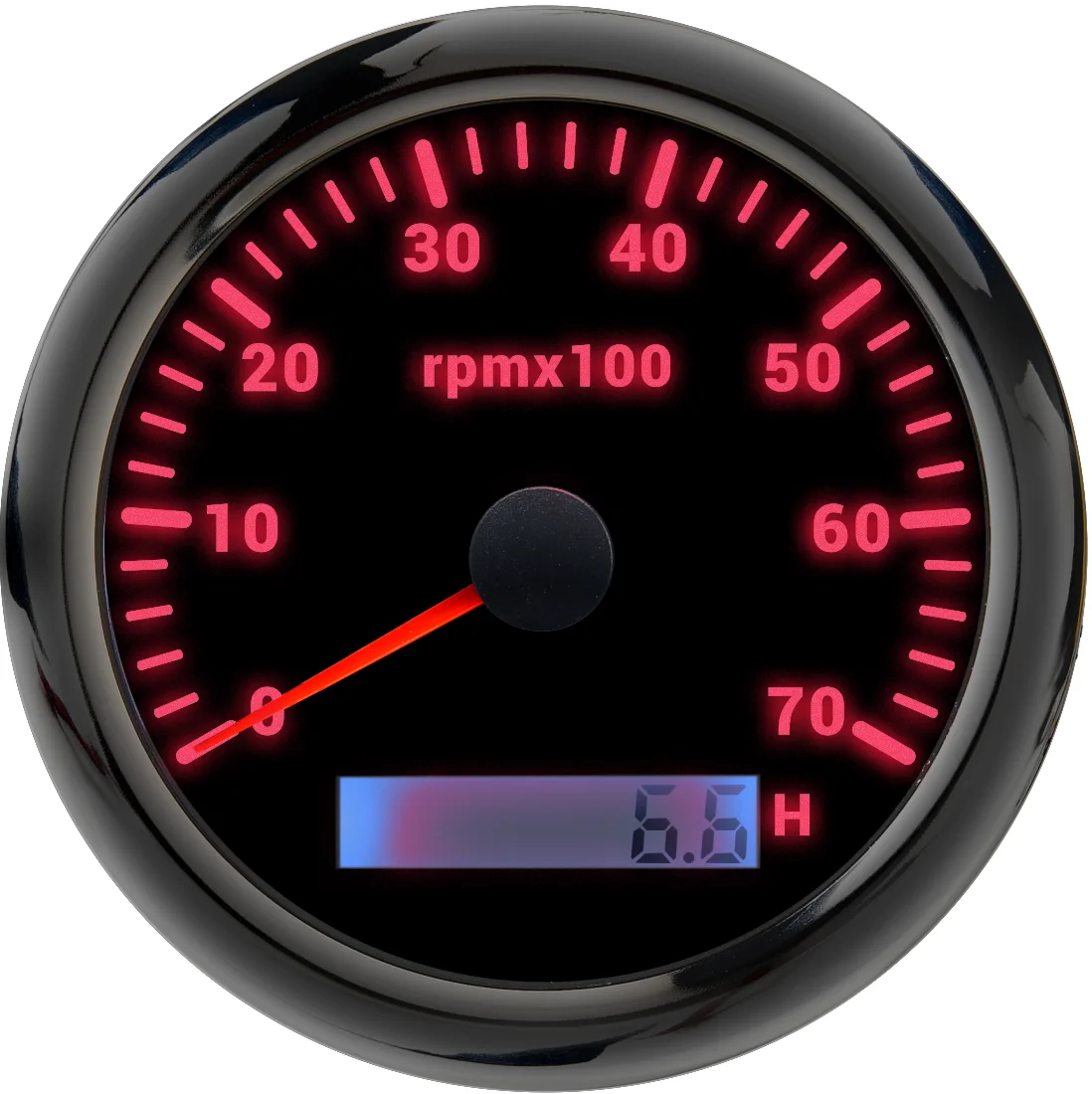 Marine Analog VDO Auto meter Tachometer Gauge 8000 RPM With Hour meter Boat RPM With Backlight