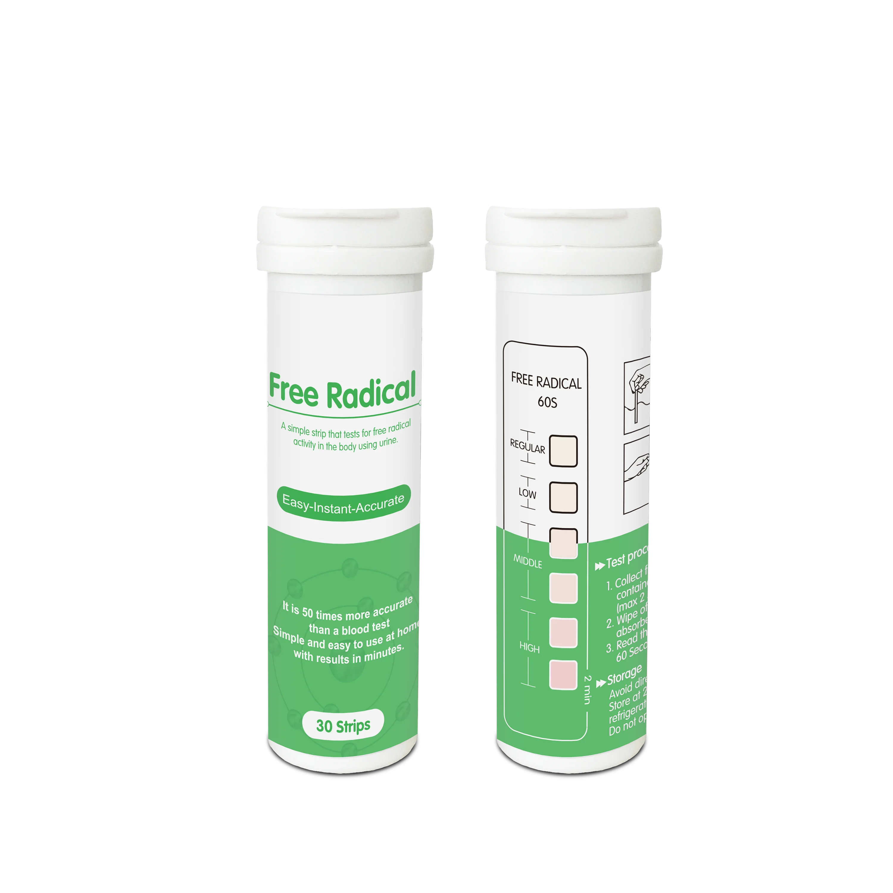 Hot Sale wholesale urine specimen free radical test strips for healthcare