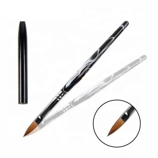 
Factory OEM Nail Art Brushes Metal Rod Acrylic Drill Pipe Nail Brush 