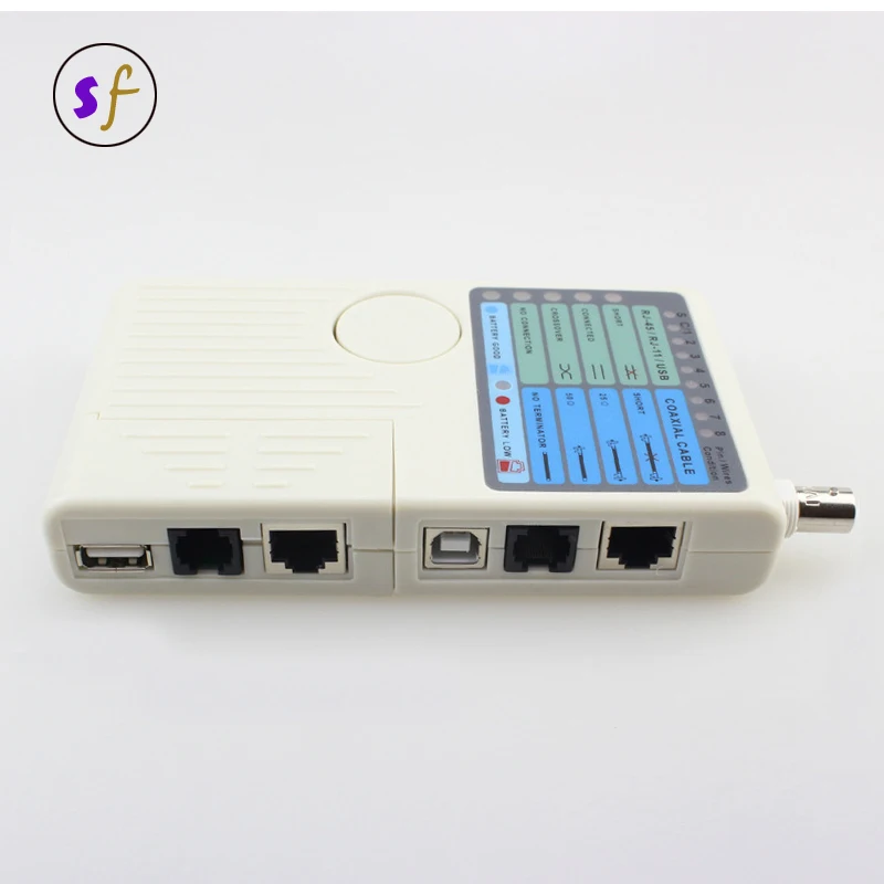 Professional Multi Function 4 In 1 Network and Cable Tester RJ45/RJ11/USB/BNC LAN Cable remote cable tester