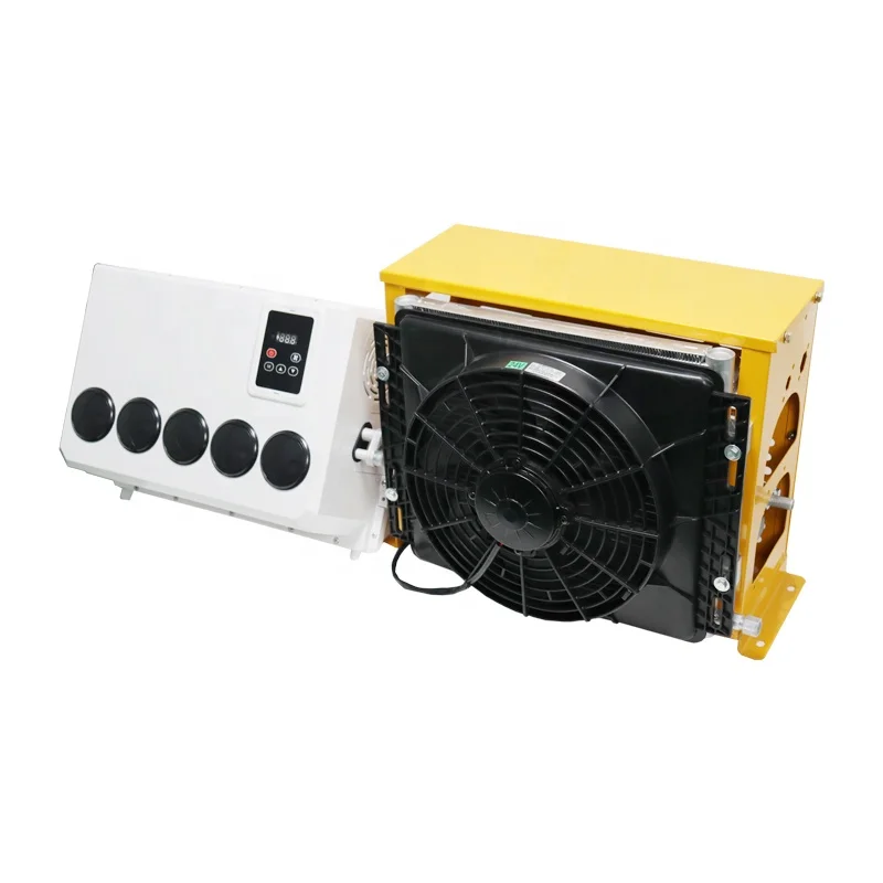 DC24v Split Air Conditioners Electric Car Air Conditioning Systems for Truck Cabin or Vehicle