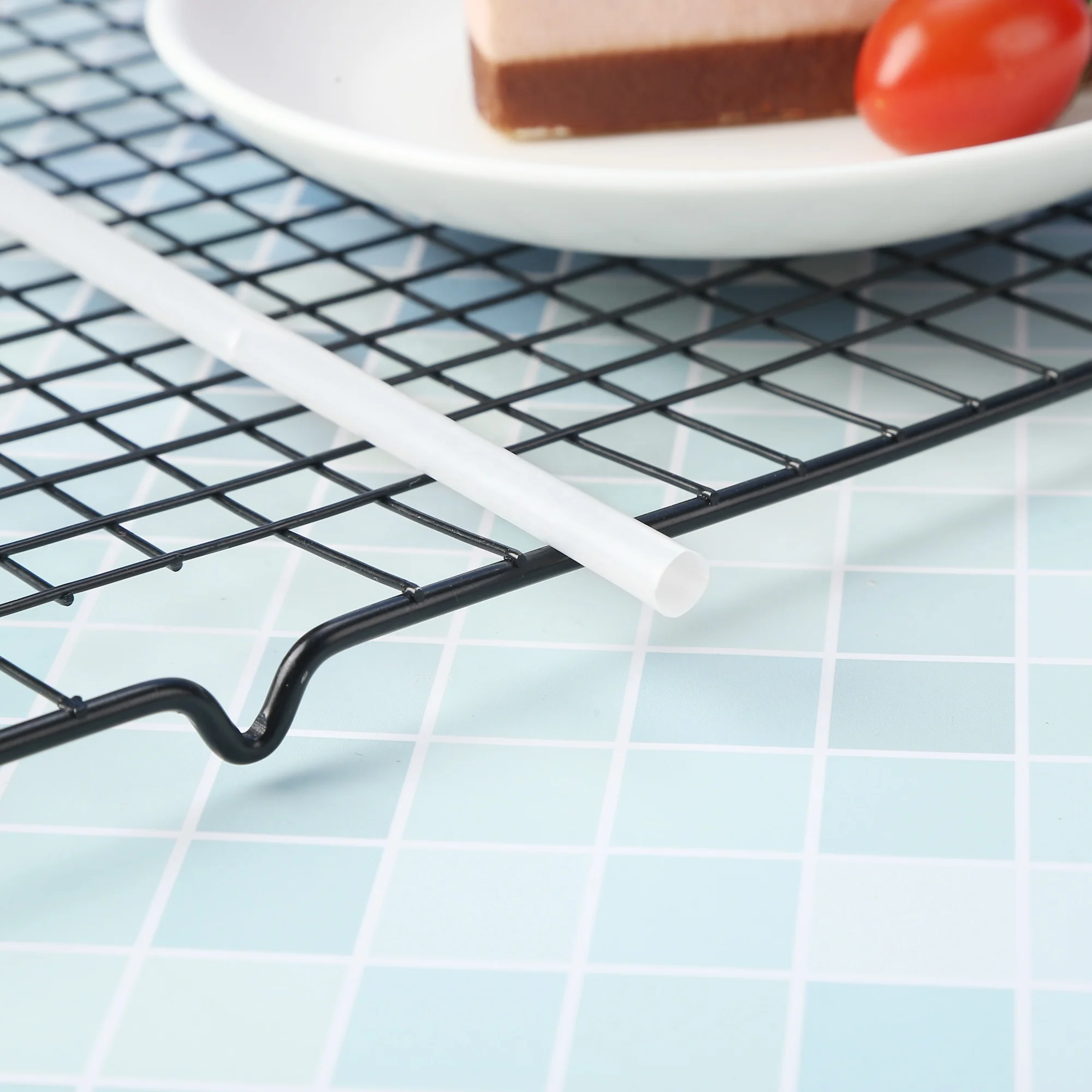 Disposable Straw 5*200 mm Biodegradable PLA Drinking Straws NO Plastic Bulky Individual Pack