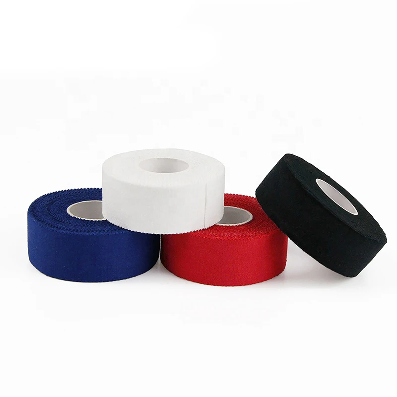 high adhesive Full Cotton High Quality white Rigid strapping sports Athletic Cloth Tape Soccer Football Tape
