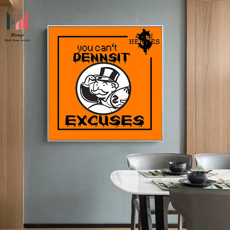 Graffiti Carton money Series Wall Art pictures and prints Make Money pop Art posters canvas painting For Home office Room Decor