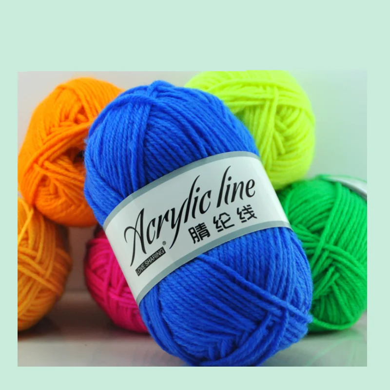 customizes acrylic yarn craft for children DIY decoration,scrapbook craft  yarn ,hand knitting