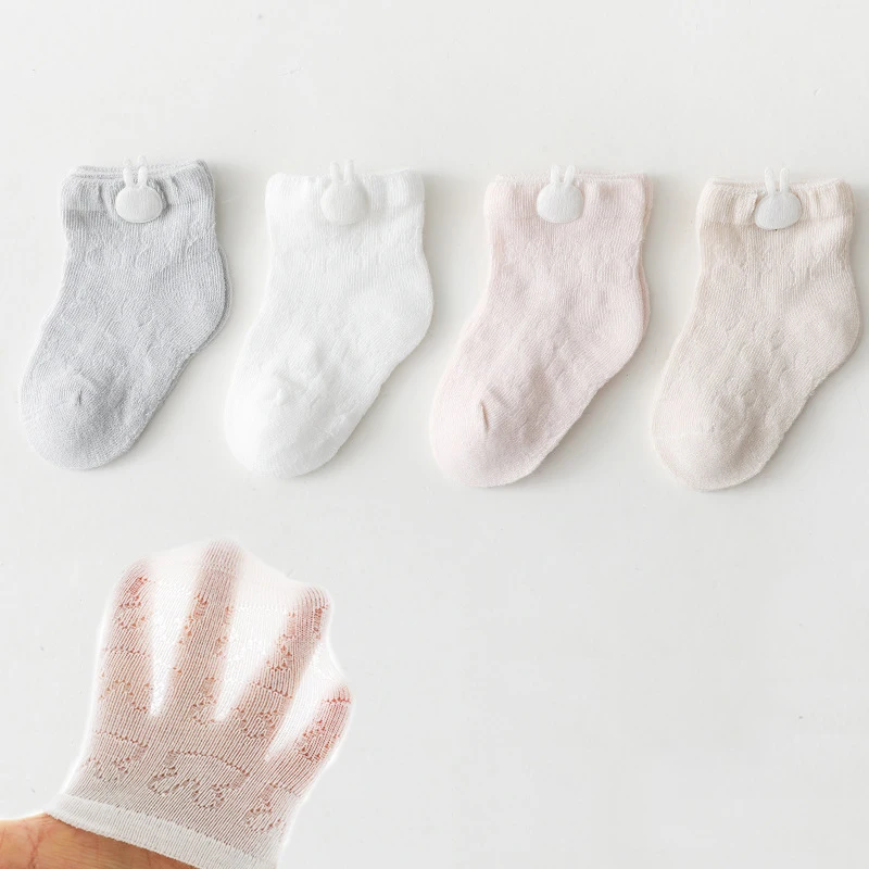 Hot Goods Wholesale Cartoon Bunny Cute children cartoon socks white baby socks baby
