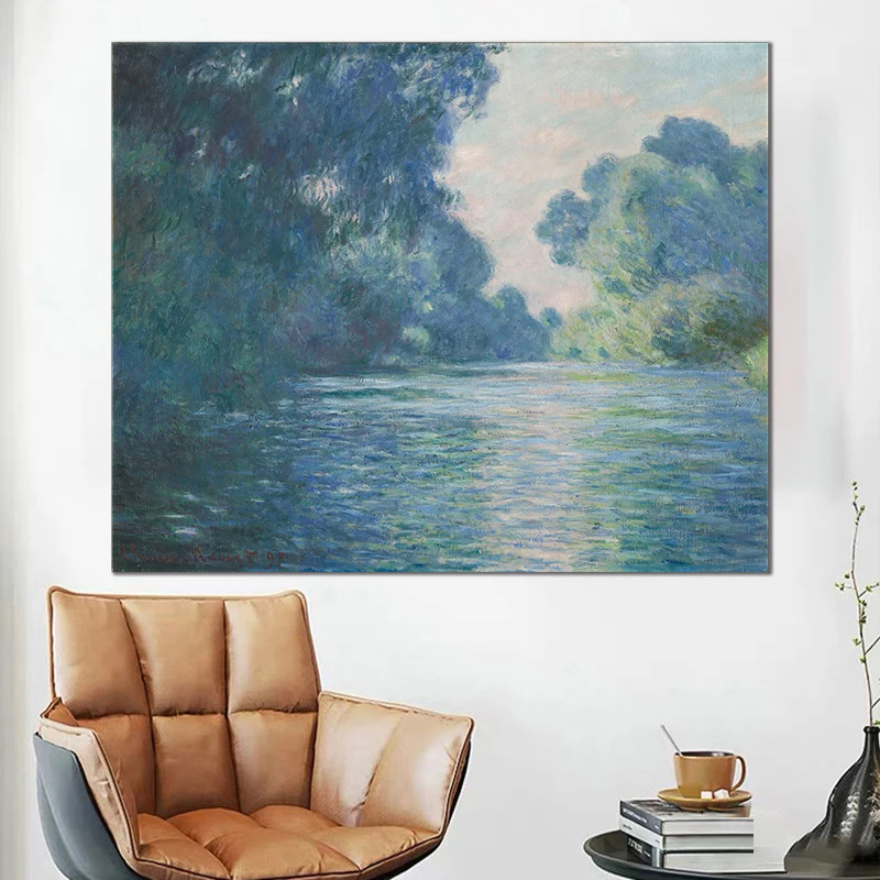 Reproduction of the famous painter Monet canvas painting and wall art for HOME DECOR decorations for living room  prints