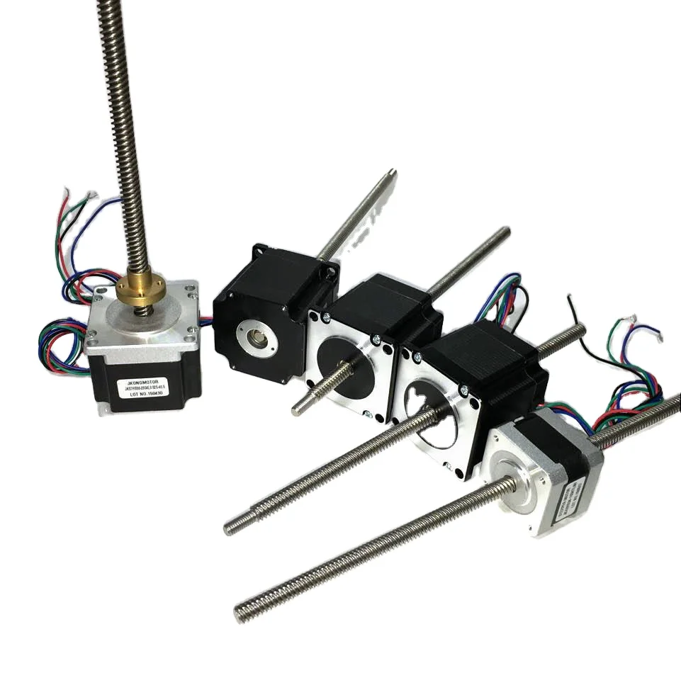 Гладкий Нема 17 (Национальная ассоциация владельцев электротехнических предприятий) (42 мм * 42 мм) Линейный 1,8 градусов-Captive шаговый двигатель