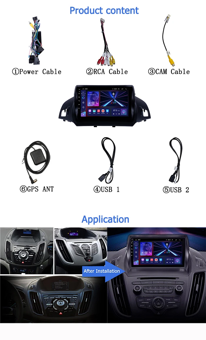 Автомагнитола для Ford Figo 2015-2018