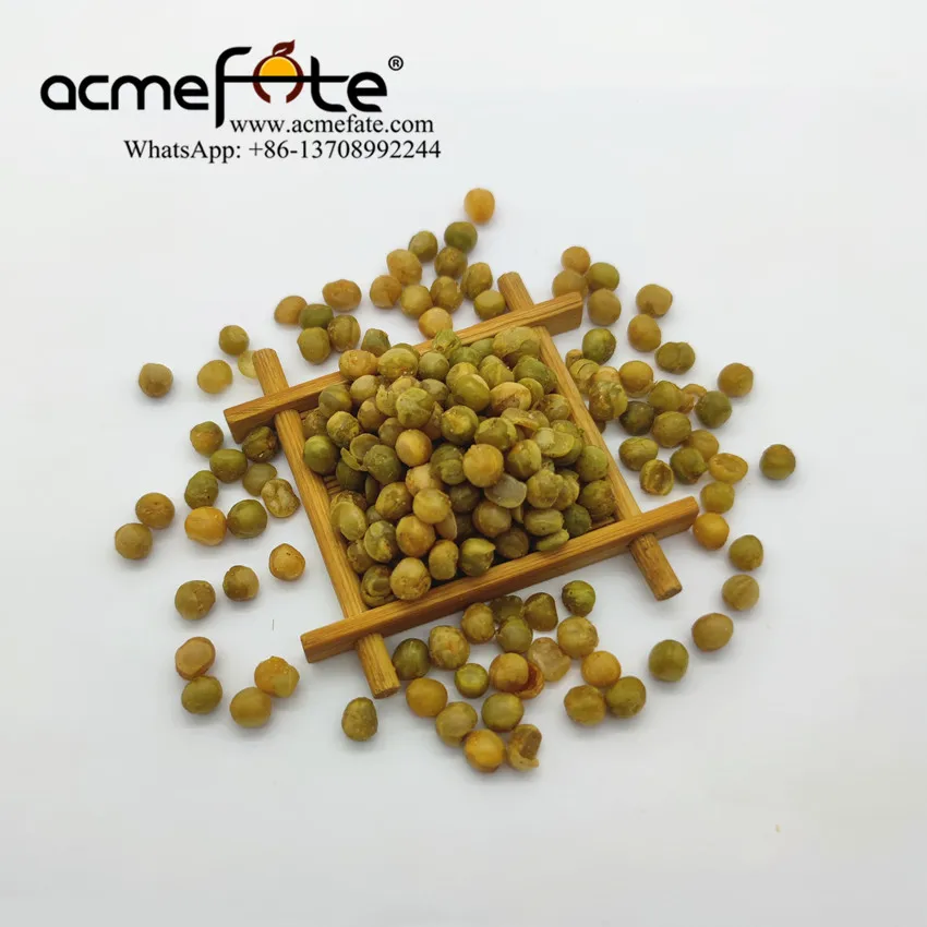 Halal wasabi roasted green peas fried green peas supplier good price