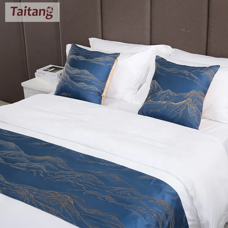 One Stop Hotel Supplies Wholesale Luxury White 100% Cotton Bedding Sheet Set For Hotel