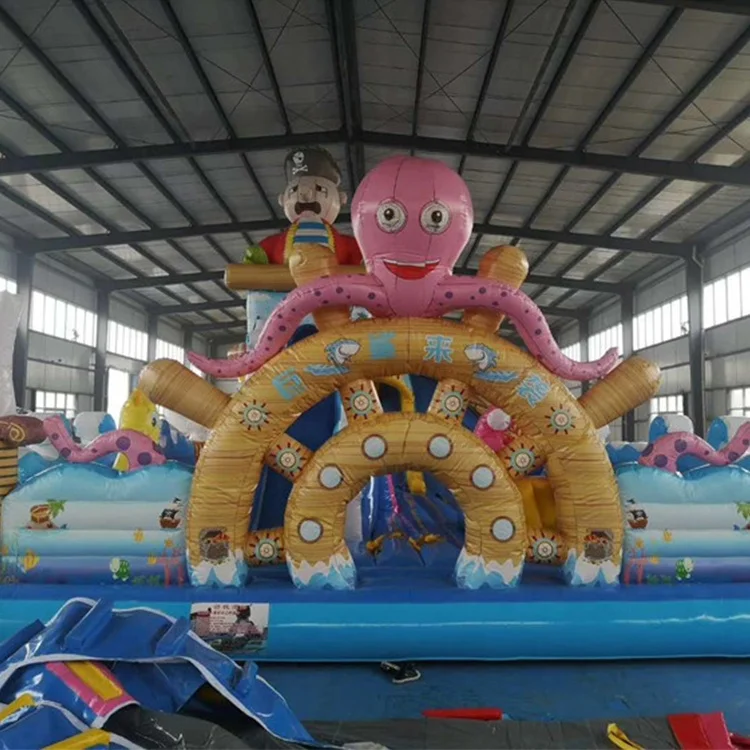 Надувной детский замок индивидуальный дизайн, ПВХ надувной батут