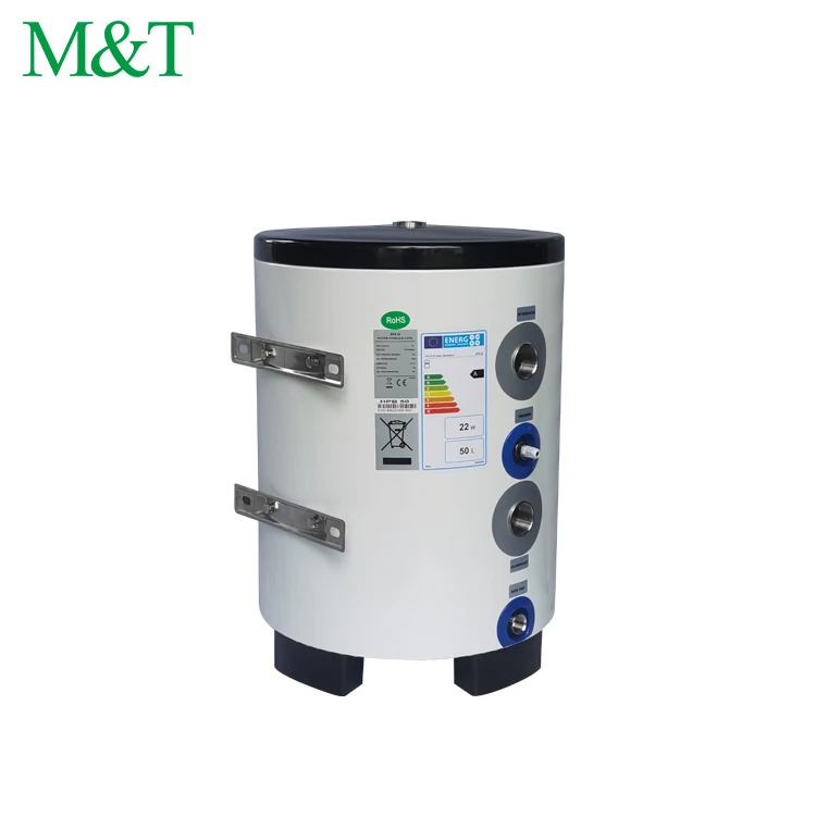 Carbon Neutralization domestic 50L stainless steel multi heating source thermo pump air to water heat hot water tank solar