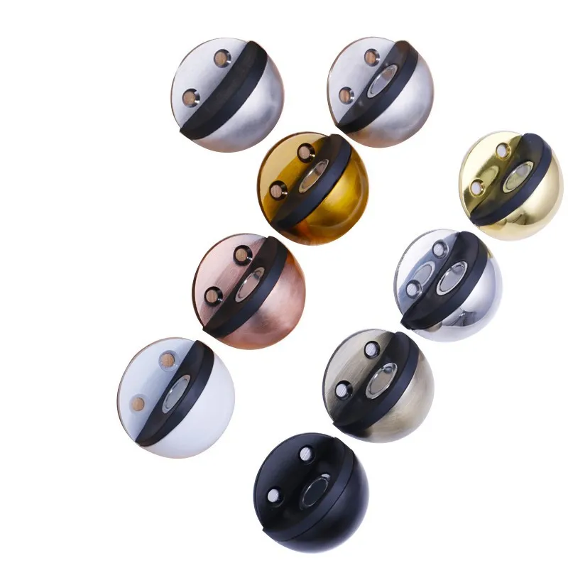 Furniture Door Accessories Stainless Steel Half Round Door Stopper
