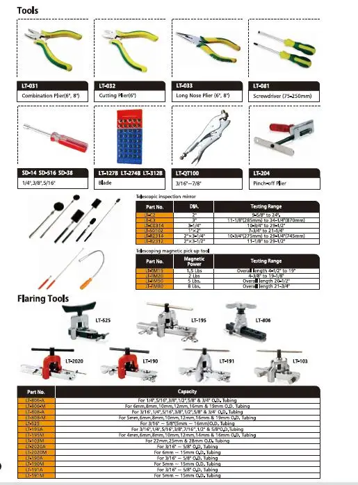 Refrigerator tools Copper Aluminium Tube Cutter mini hand pipe cutting tool ZR-50