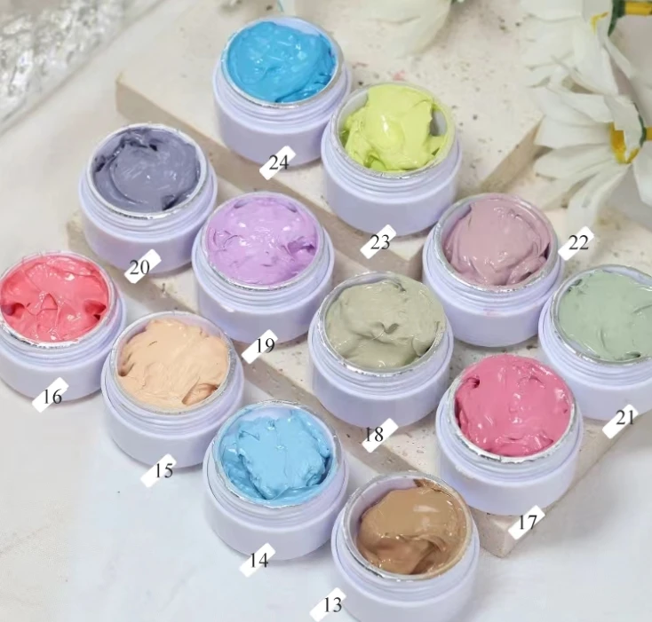 OEM ODM 36-Color Solid UV Nail Gel Free Sample Private Label Gel Painting for Nail Art