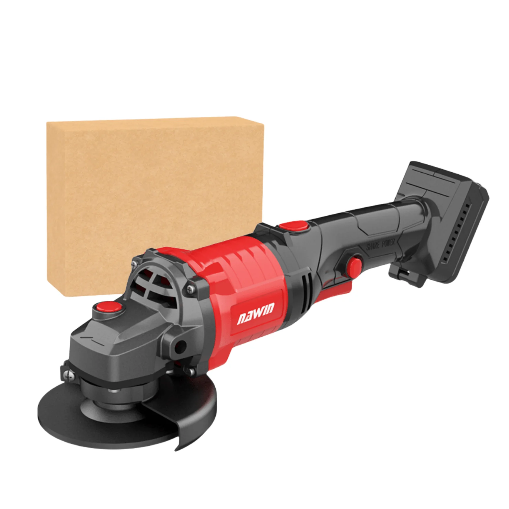 Nawin cordless angle grinder brushless motor 100 mm 125 mm metal grinding portable