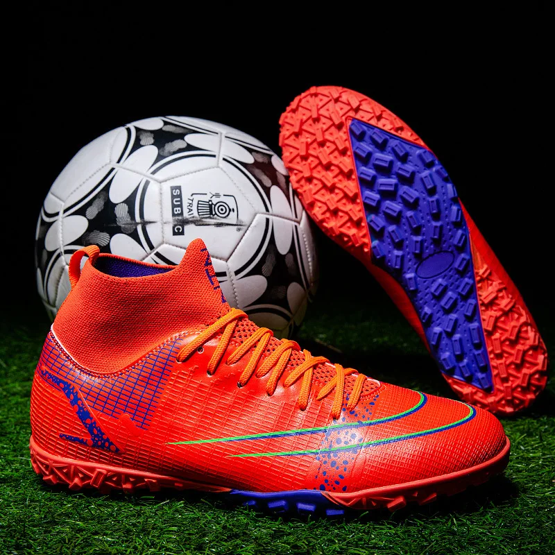 PDEP size 30-45 shoes soccer for men and boys indoor soccer shoes children football shoes