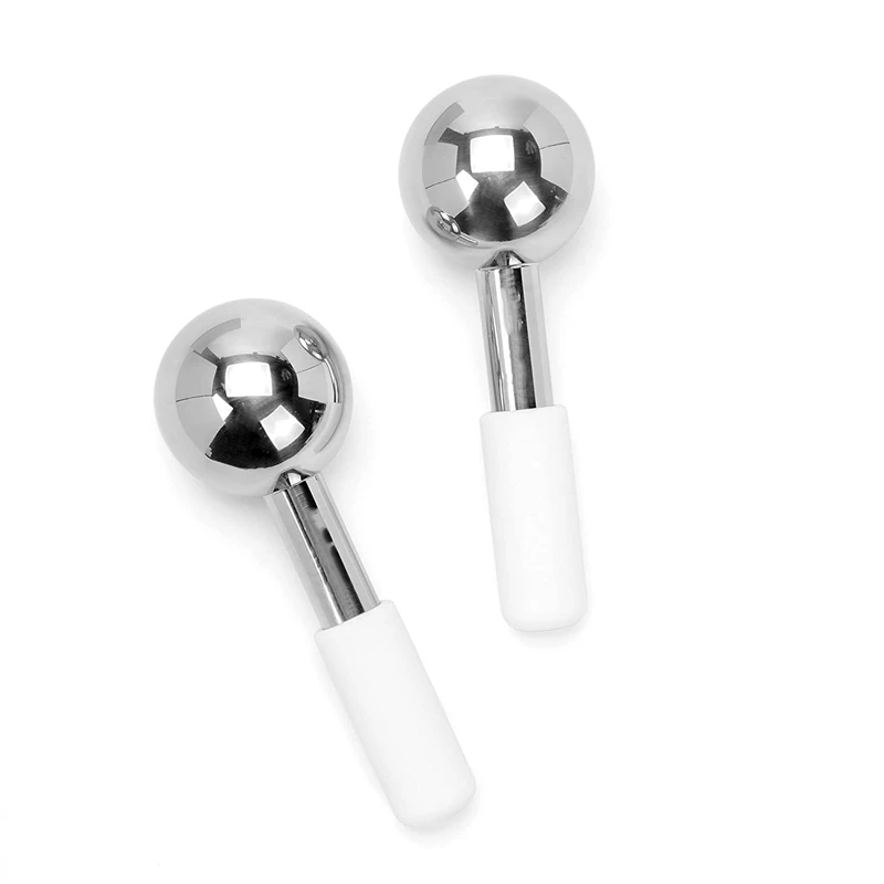 Stainless Steel Ice globe Magic Cooling Beauty Unbreakable Cryo Stick Ice Globes for Facial
