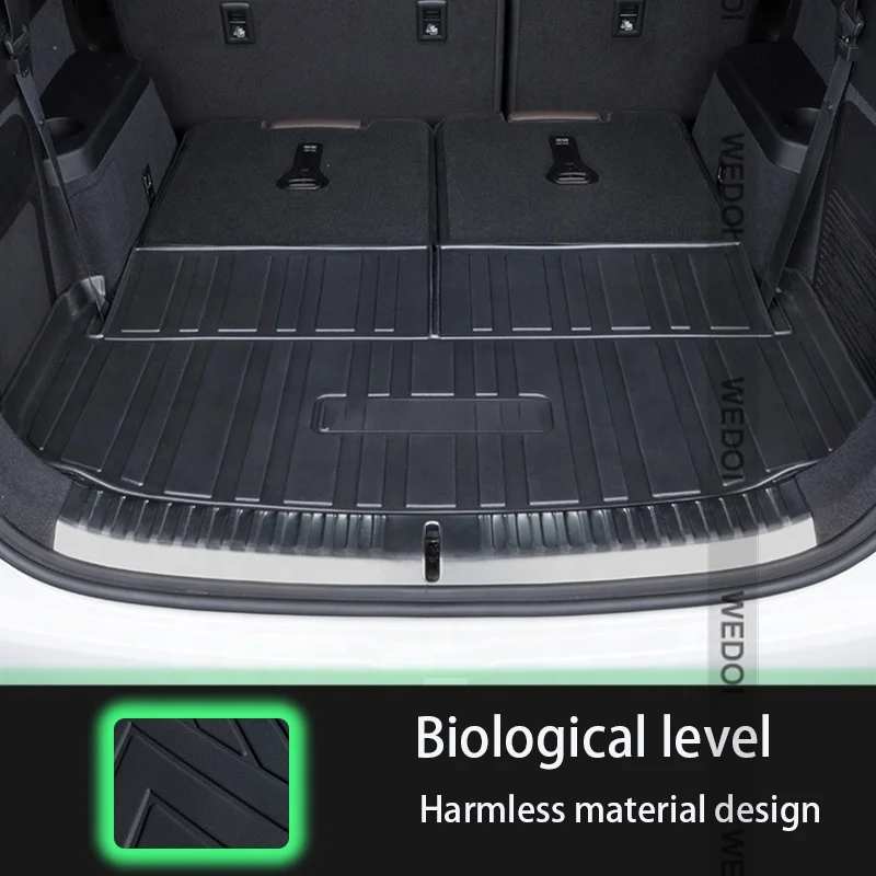 2023 Luxury Car  Rear Trunk  Mats for VW ID6 Heat Insulation for All Weather Car Floor Mats Waterproof Car Inside  Protection