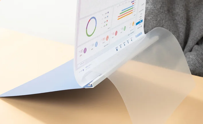 Office School Stationery A4 PP Plastic Report File Swing Clip File Folder