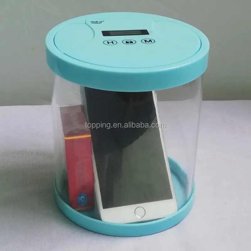 self control time lock container  to avoid and limit to play mobile game