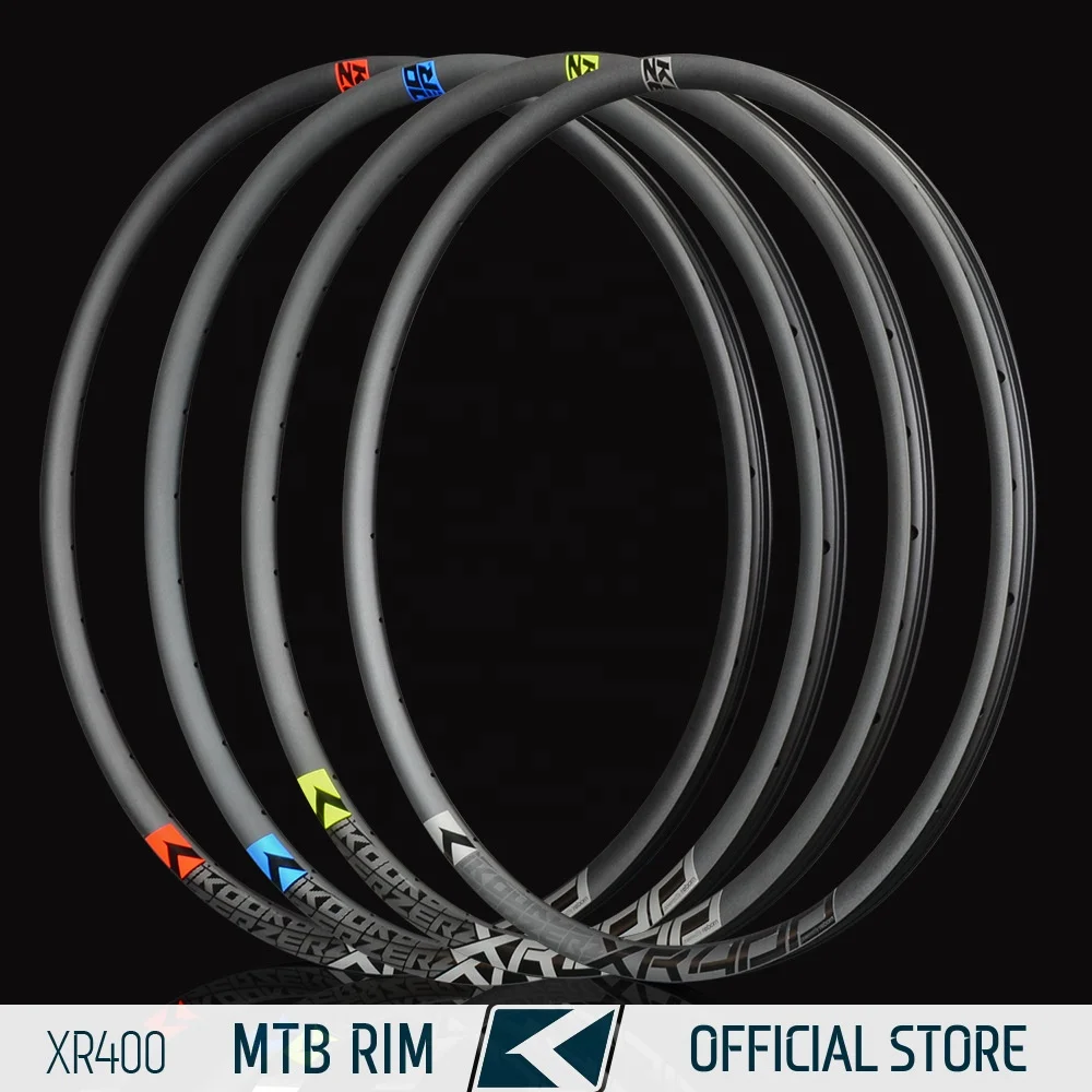 Wholesale Koozer XR400 Mountain Bike Rim Aluminum Alloy 26/27.5/29 inch 24H/28H/32H Ultralight Tubeless Rim