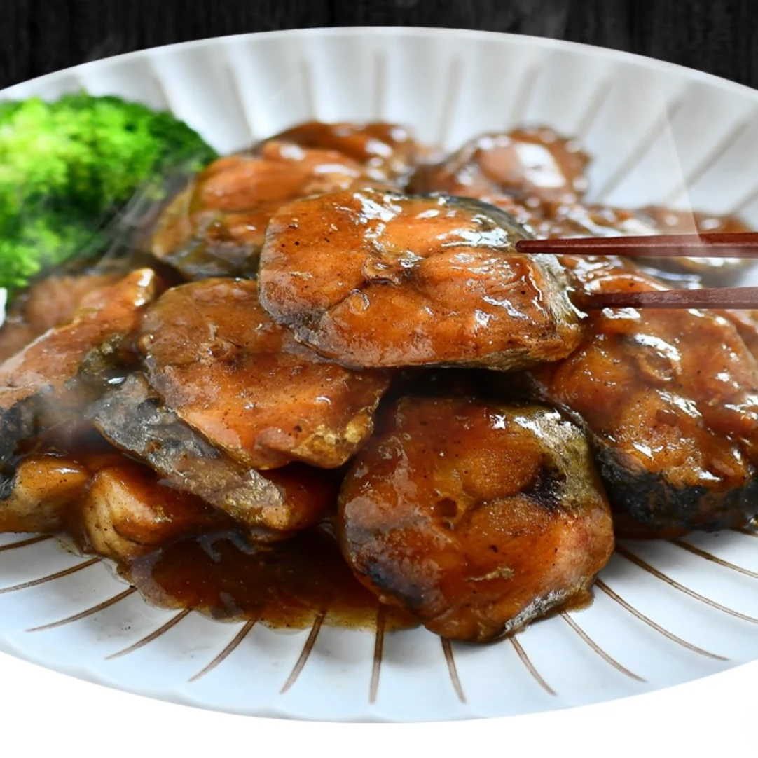 Self-contained frozen meals Prefabricated food package Spiced Spanish mackerel Dining Suitable for Chinese restaurant