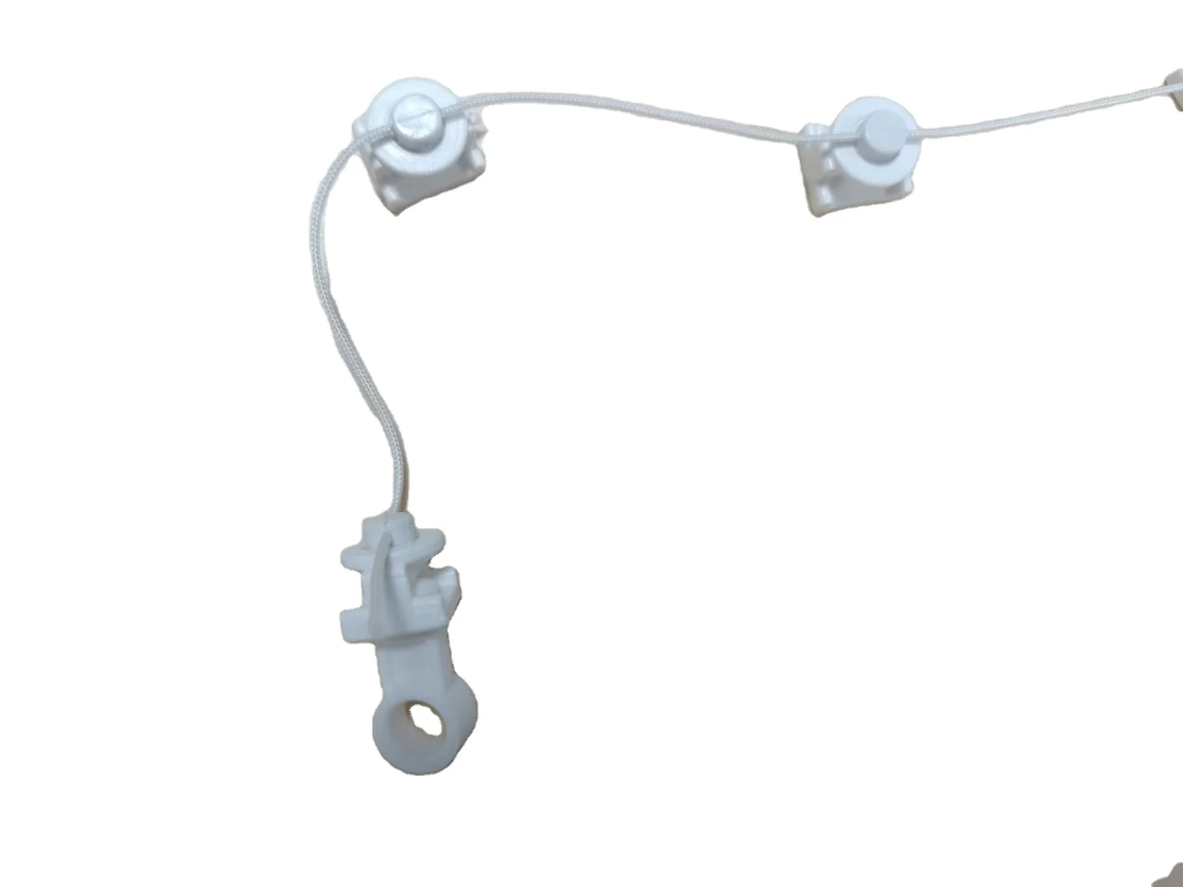 YIBO factory Ripple Fold Curtain Track Runner Accessories With 60mm 80mm Distance for Electric S Wave Curtain