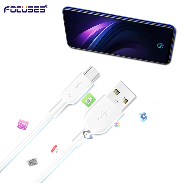 Free Sample OEM 1m 2m 3m USB Kable USB A To C Cable For Samsung Phone Fast Charging Cord 3A Type C Fast Cable USB Data Cable