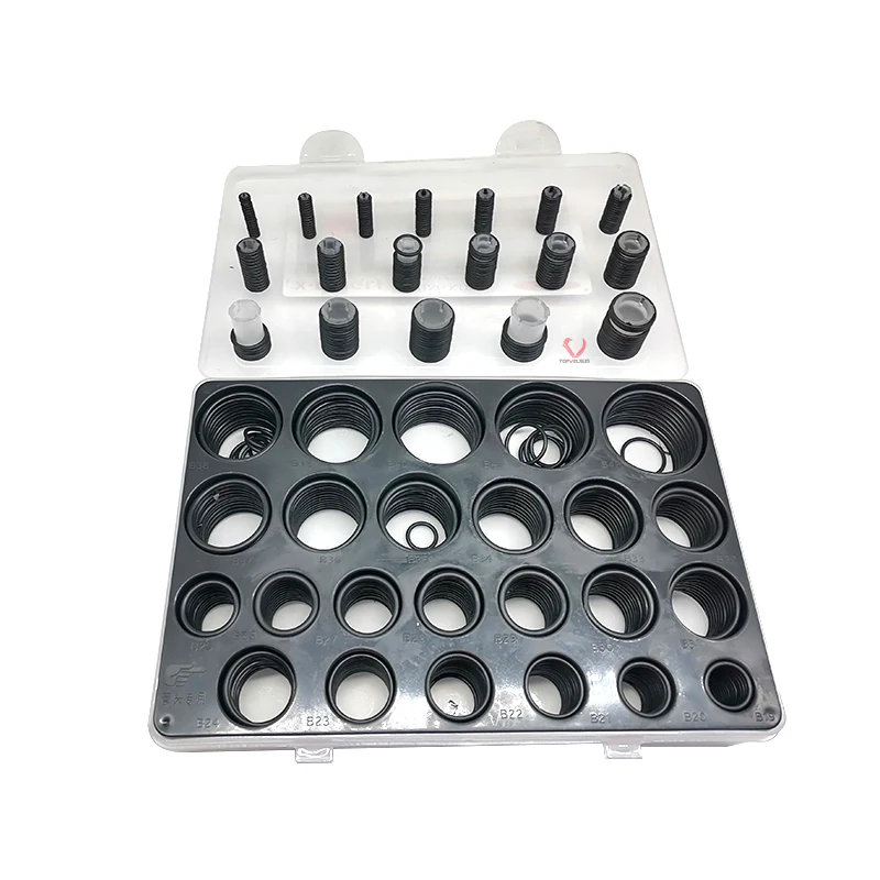 Rubber O-Ring Kit Set Repair Box New 666PCS O-Ring Assortment Seal Kit O-ring Box For Volvo Excavator
