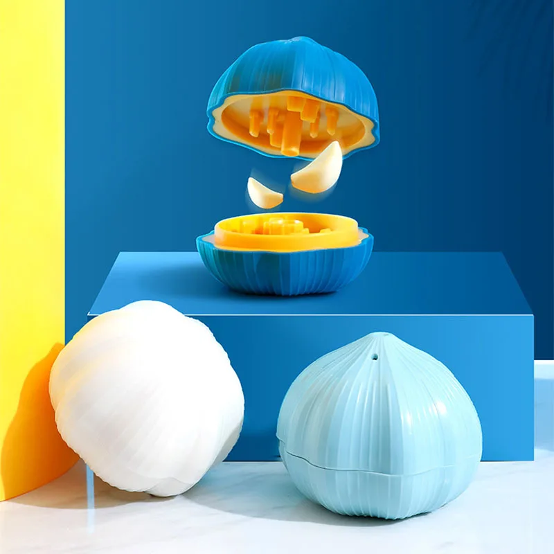 Household manual chili ginger garlic grinder Navy blue/light blue/white A garlic press Kitchen Garlic Mash Mashing Machine