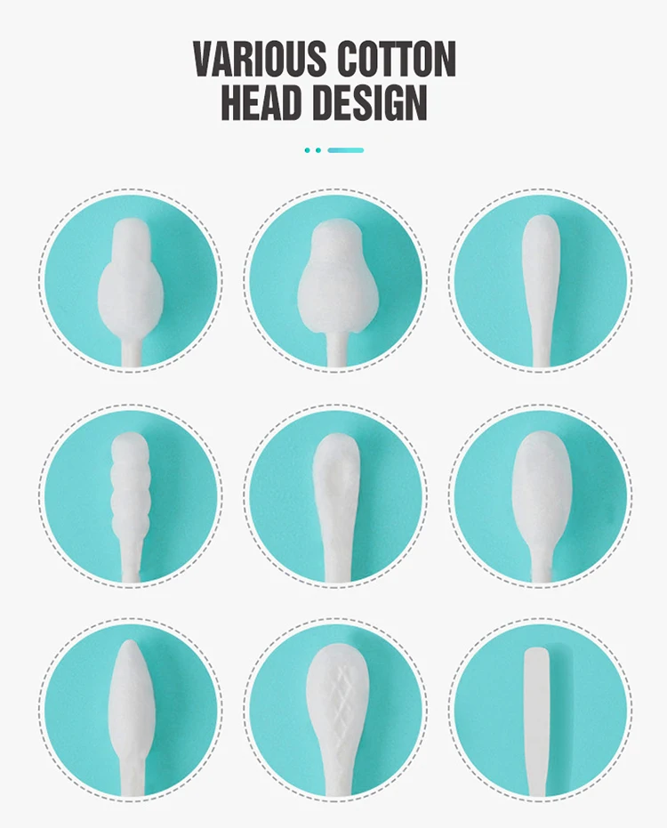 Custom label Good quality q-tips cotton swabs for eyeliner cotton bud manufacturers in china