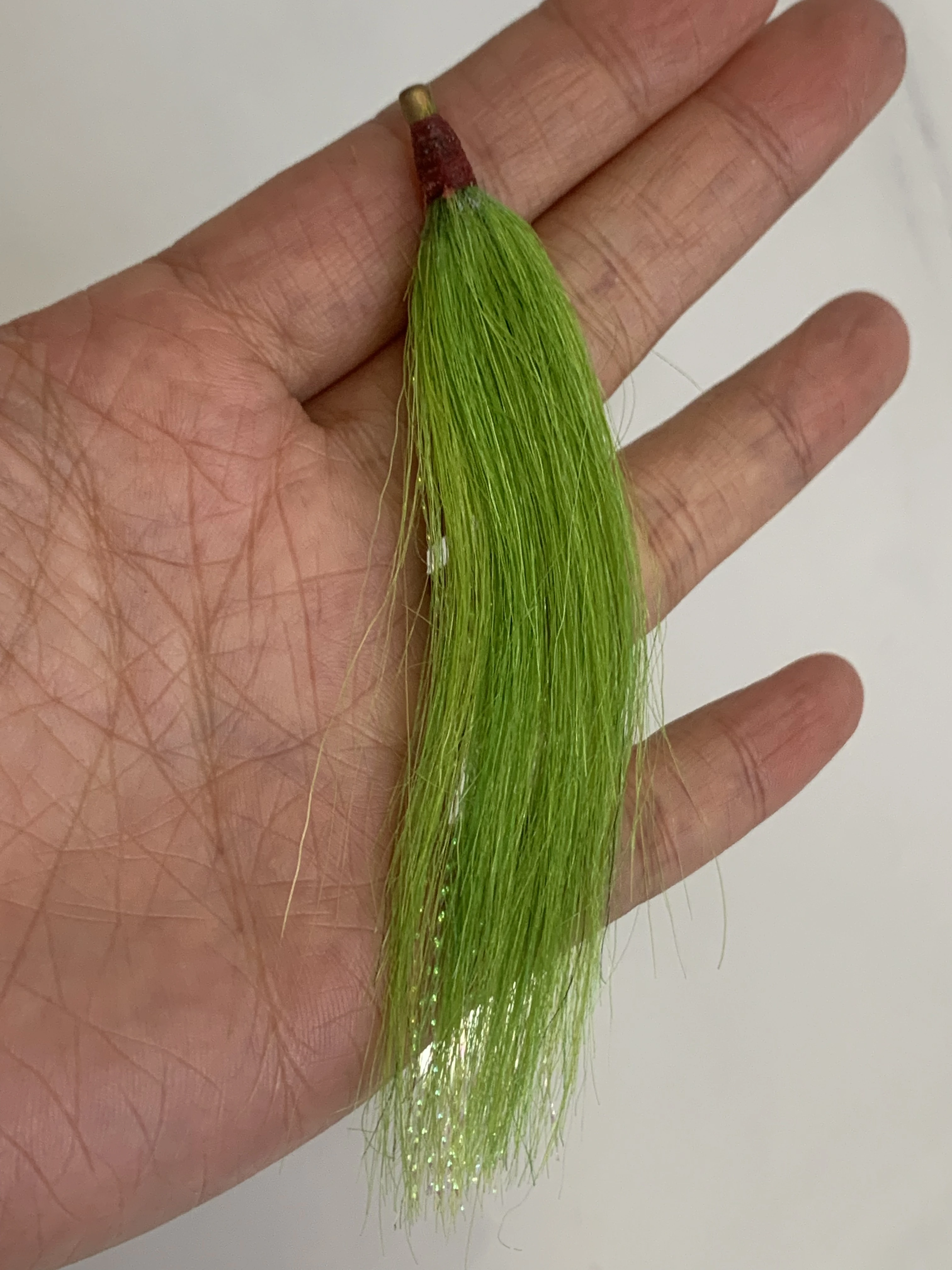 3 colors 4inch Fishing Bucktail Teasers Fishing Lures Saltwater Fishing Cod Bucktail Slide Teaser Hooks Fluk rigs