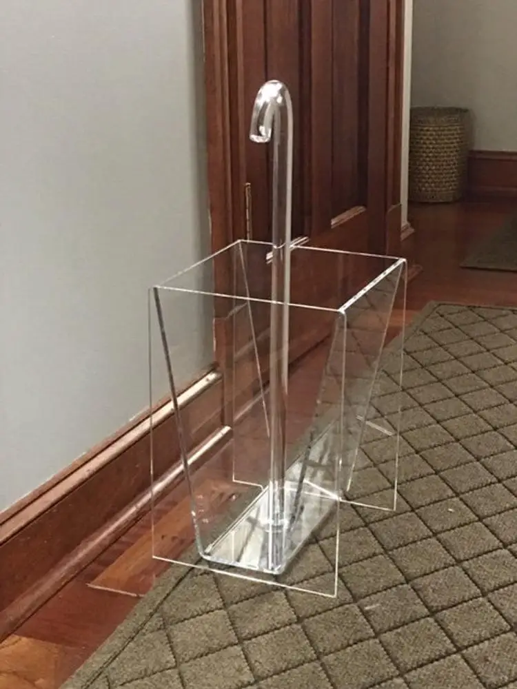 Индивидуальный прозрачный акриловый держатель для зонта, пляжный пластиковый розничный стенд для зонта