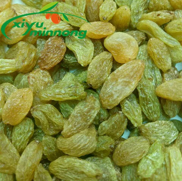 Chinese Natural Dried Green Raisins Bulk Sale Sun Dried Xinjiang Wholesale Dried Fruit Green Raisins