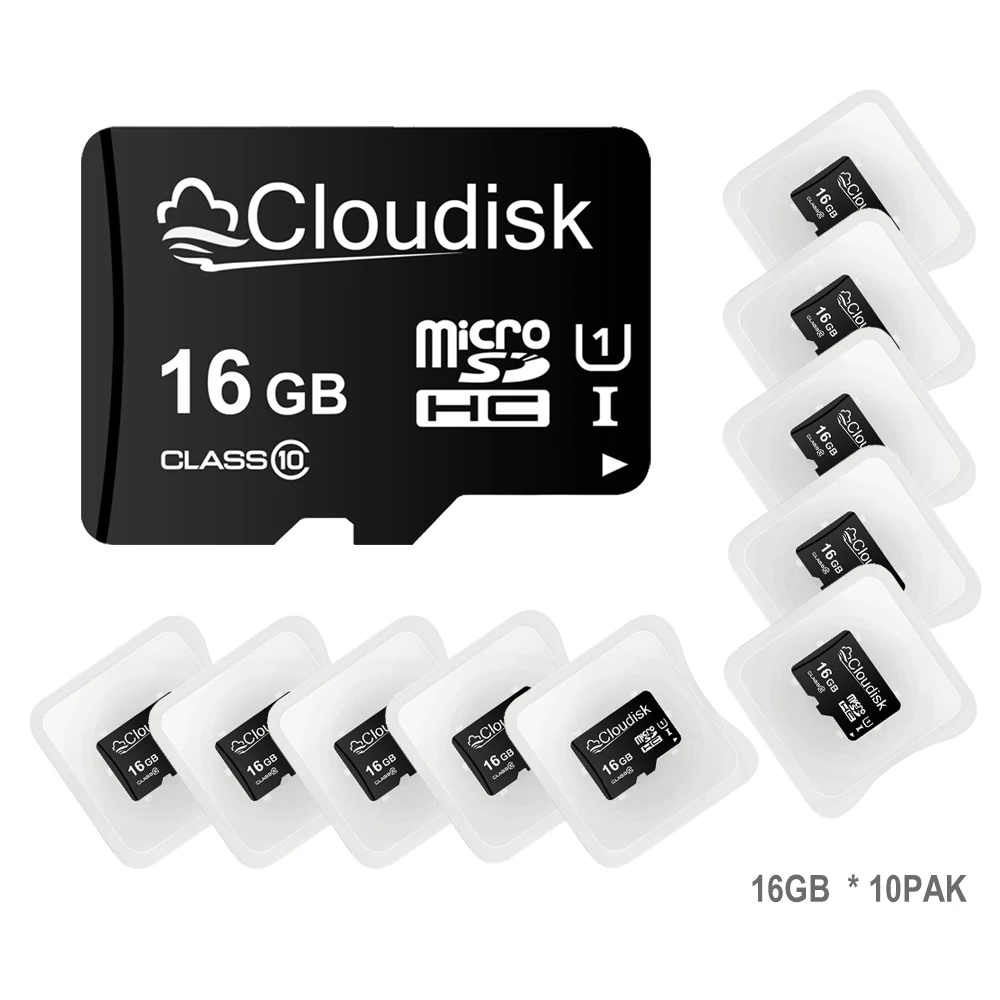 Wholesale Bulk Memory TF Card 10Pcs/Lot 16GB Cass 10 U3 High Speed Wifi SD Card Produced by 3C Group for Samsung Phone PC Camera