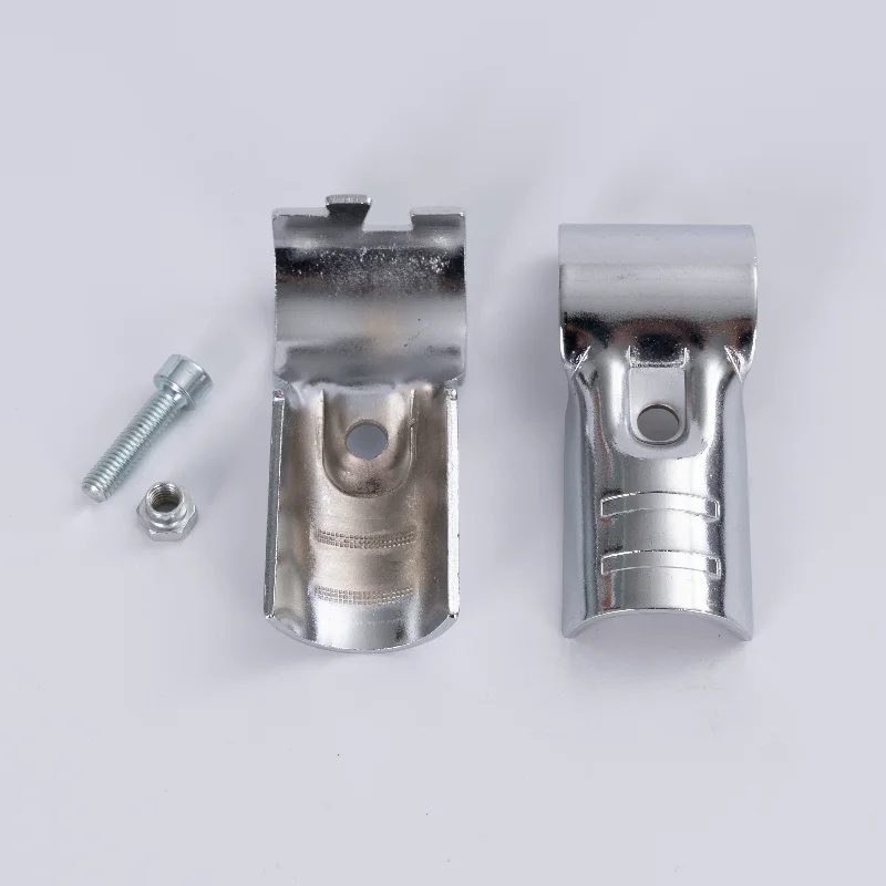pipe fitting connector rack accessories pipe joint thickness 2.3mm pipe metal clamp
