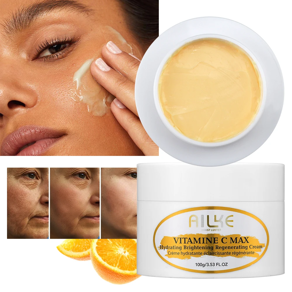 AILKE Natural Aloe Vera Vitamin C Skin Care Cream Of Face Moisturizing Anti-Aging Cream