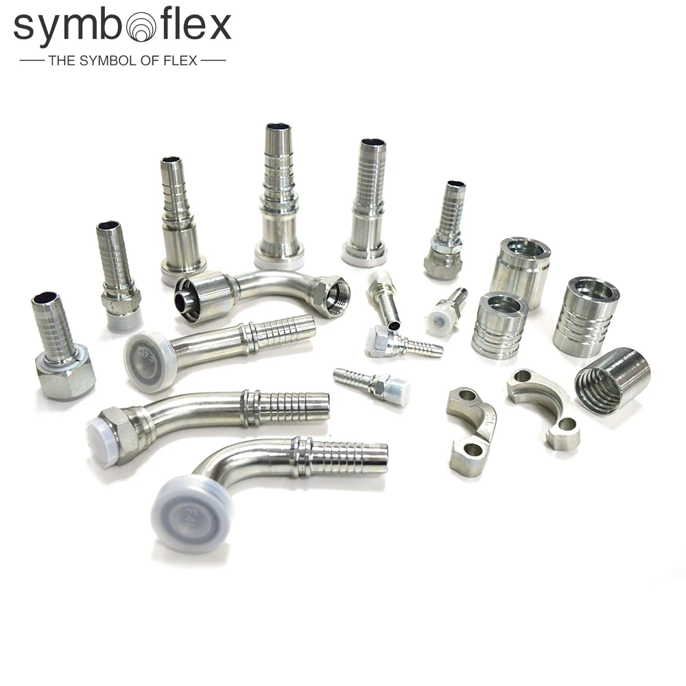 High Pressure Washing Fitting M22 Hydraulic Fitting45 Cone JIC Female NPT Male One Piece 90 Cone ORFS Female Flat Seat One Piece