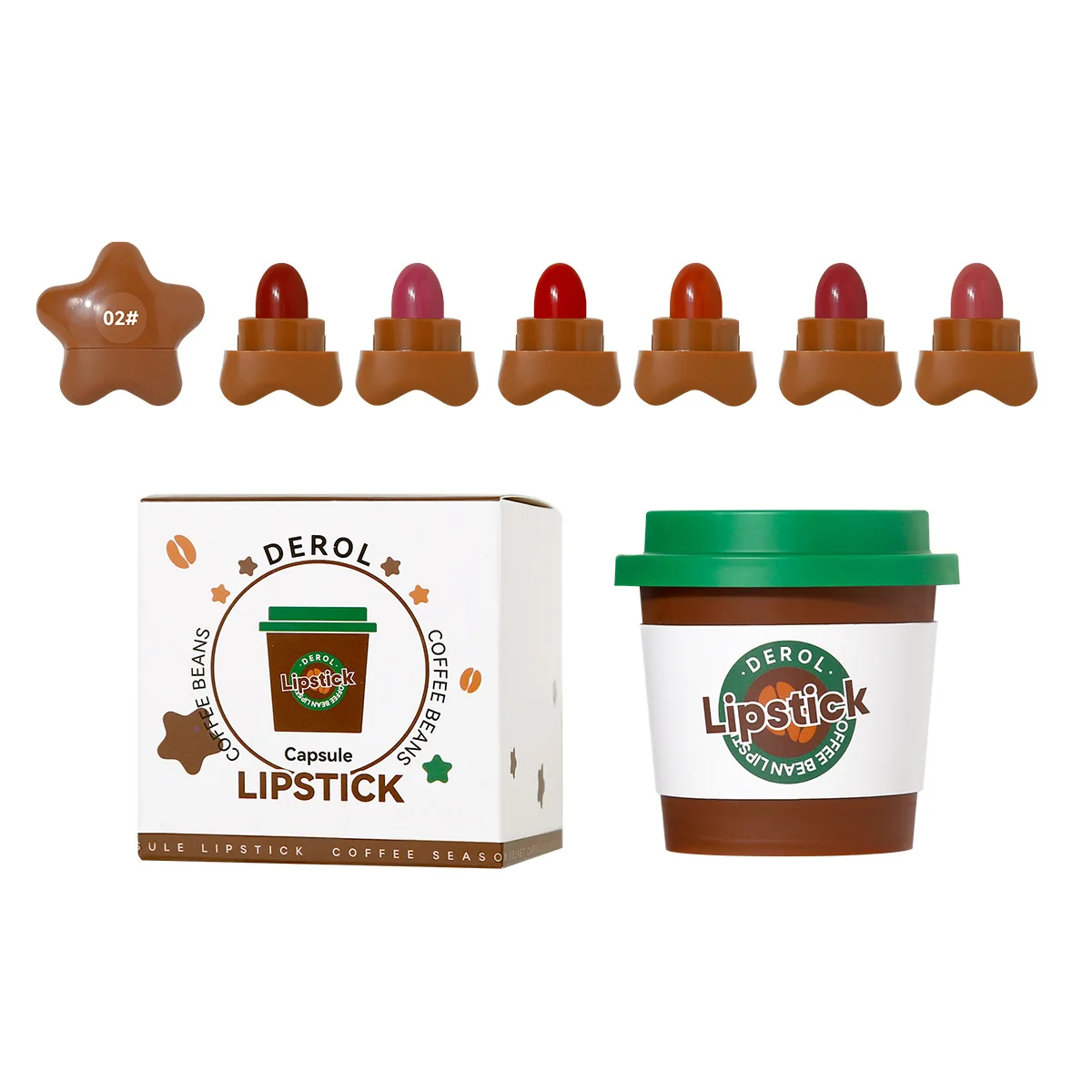 Long Lasting Cute Capsules Matte Velvet Lipstick Set High Soft Pill Lipstick Mini Nude Red Lip Stick Makeup Set for Women Girl