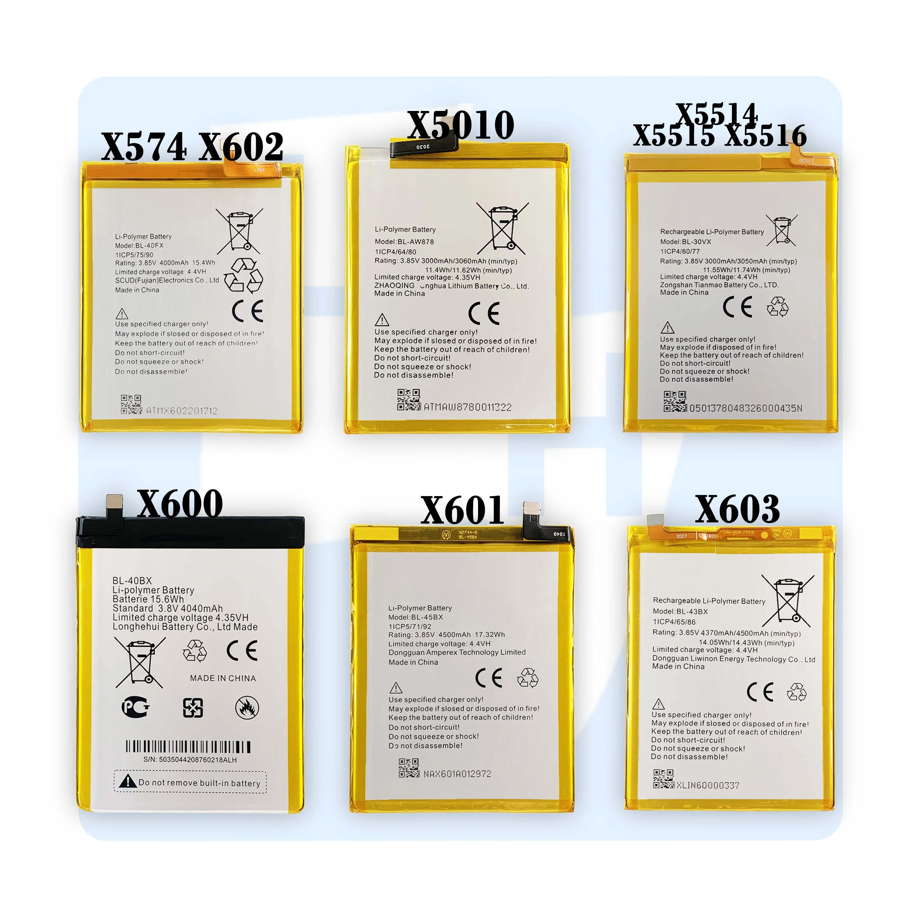  OEM Высококачественный аккумулятор X610 X606 X609 X620 X622 X623 X624 X625 X626 X627 X650 X655 X656 для сотового телефона infinix
