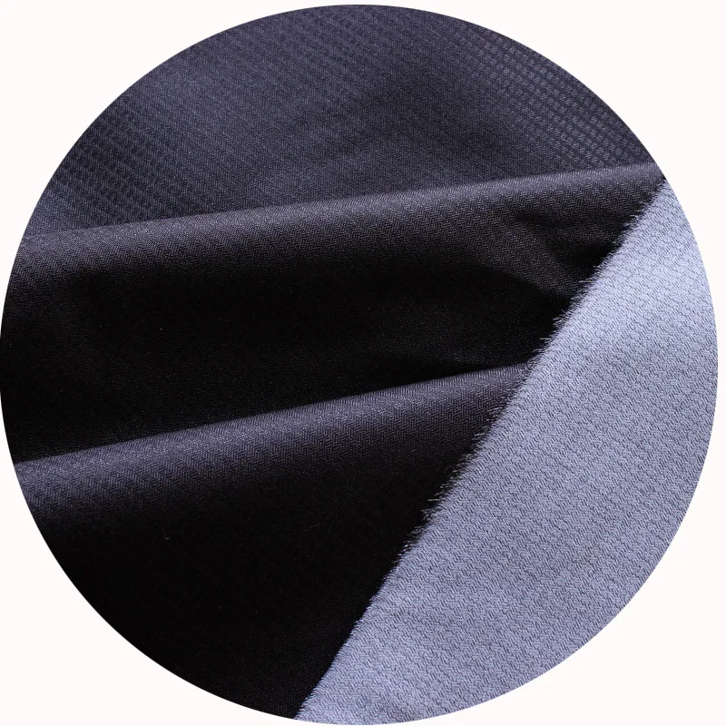 Eco-friendly  100%  Recycle Polyester RPET Pongee Fabric 240T Polyester Pongee Dobby Fabric Pu Milky Coated  for jacket awning