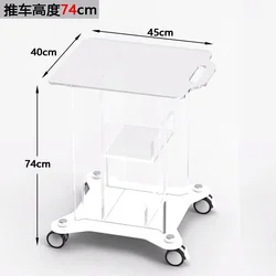 A&C Bset Quality Ultrasound Machine Case Salon Cart Beauty Trolley