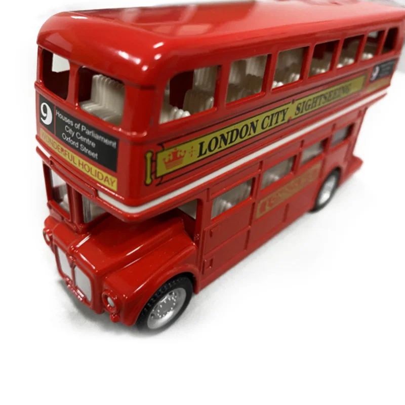 EPT Top quality pull back metal model alloy car  die cast travel bus model for kids