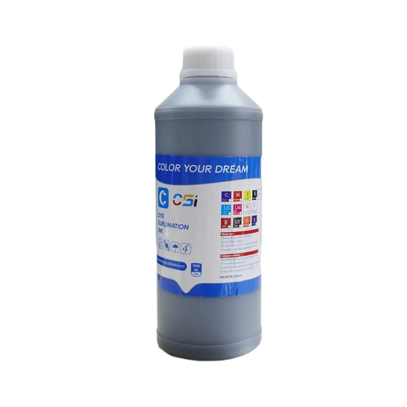 xp600 5117 4720 Premium Dye sublimation ink Csi Digital Textile 1 liter sublimation heat transfer ink