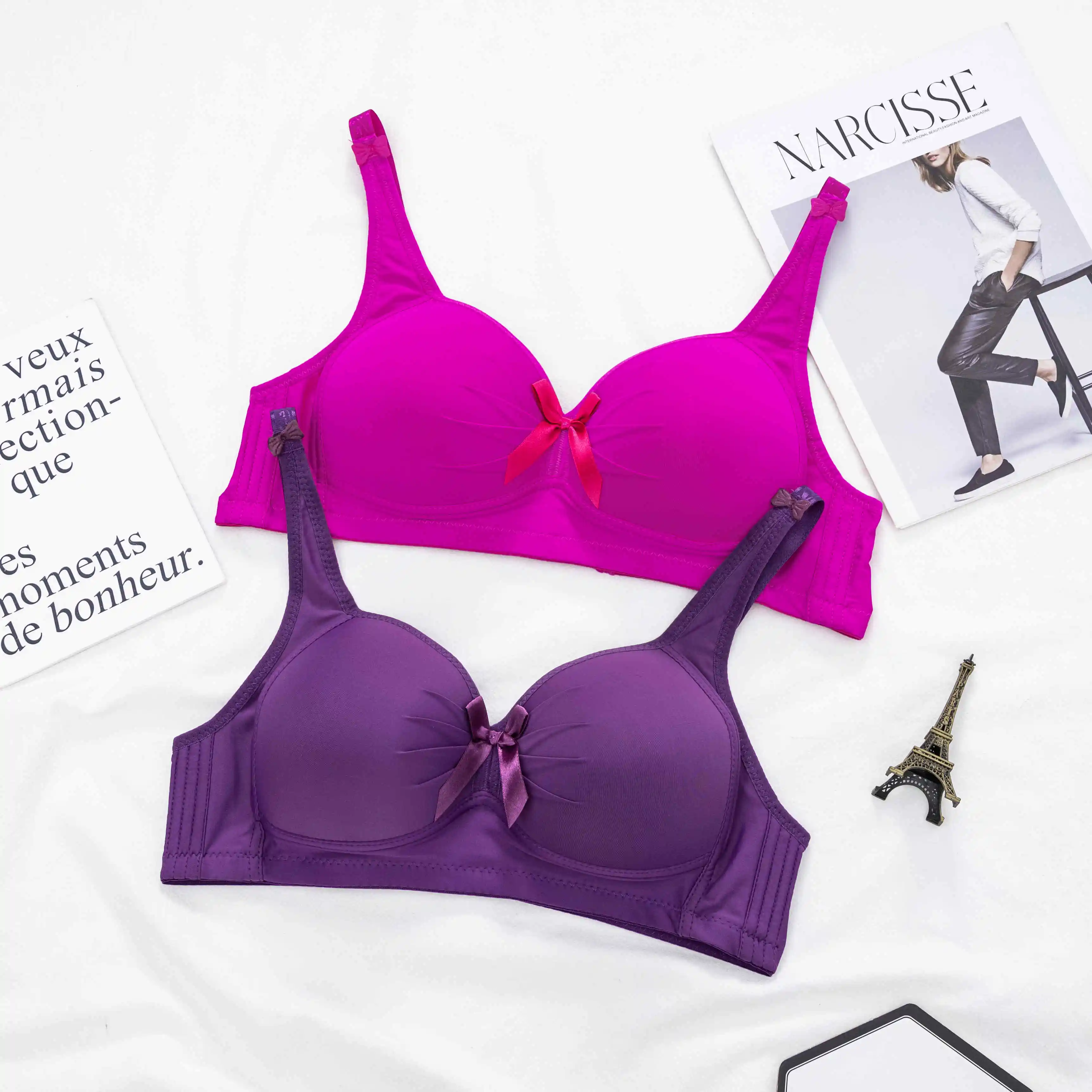 2021 Ladies Underwear Under Garments Stylish Soft Padded Plus Size Push Up Seamless Bra