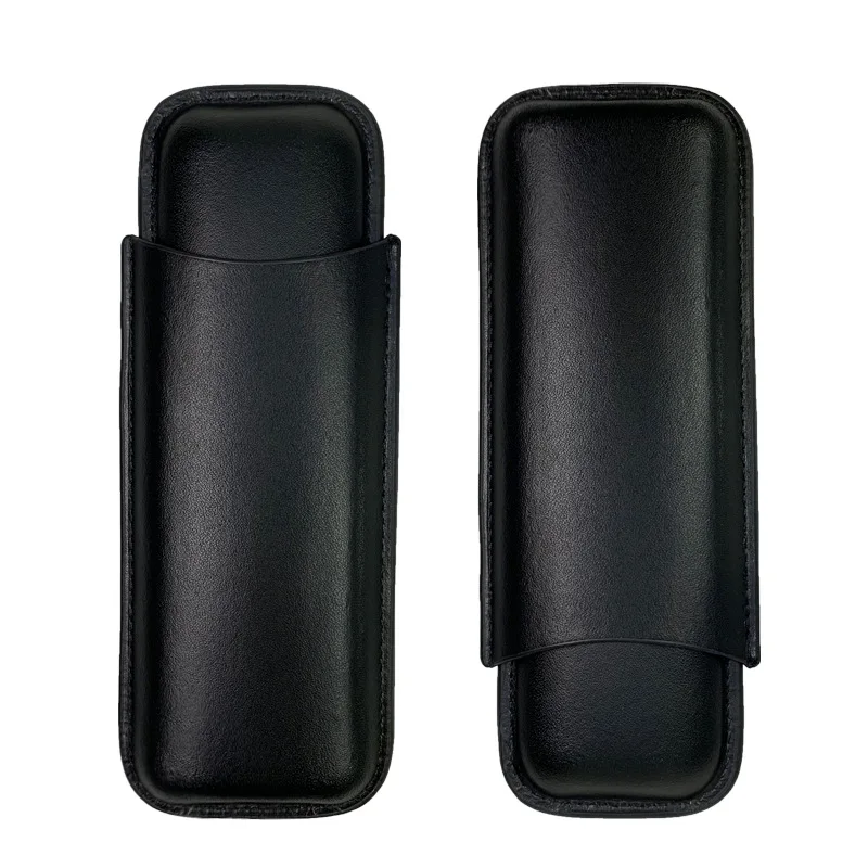 Leather Cigar Case Holster Mini Travel Cigarette Storage Bag Smoke Cigarette Accessories